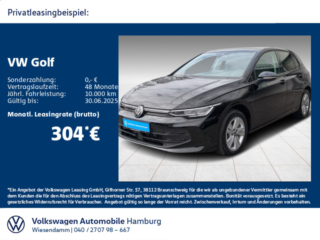 Golf VIII 1.5 eTSI Life DSG PDC Navi Sitzhzg