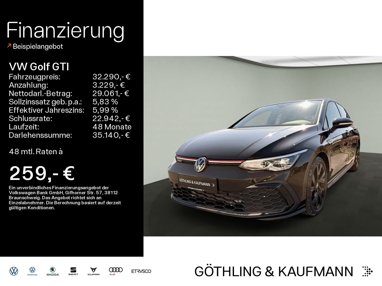 Volkswagen Golf 2.0 TSI GTI