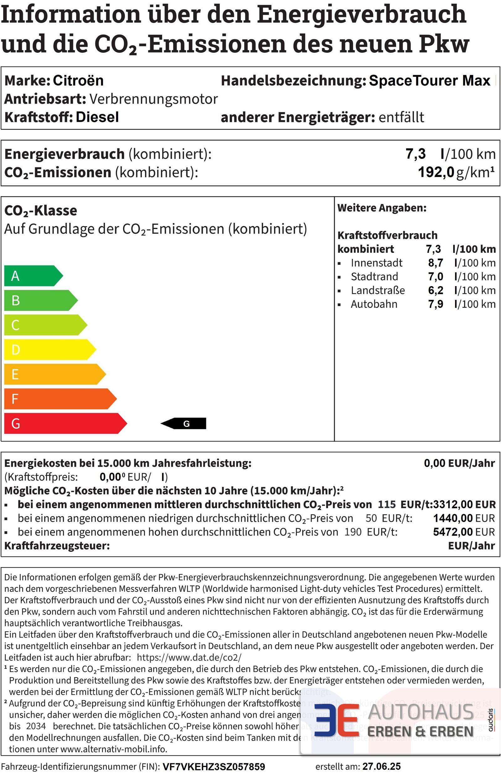 SpaceTourer Max M Diesel 180 Automatik