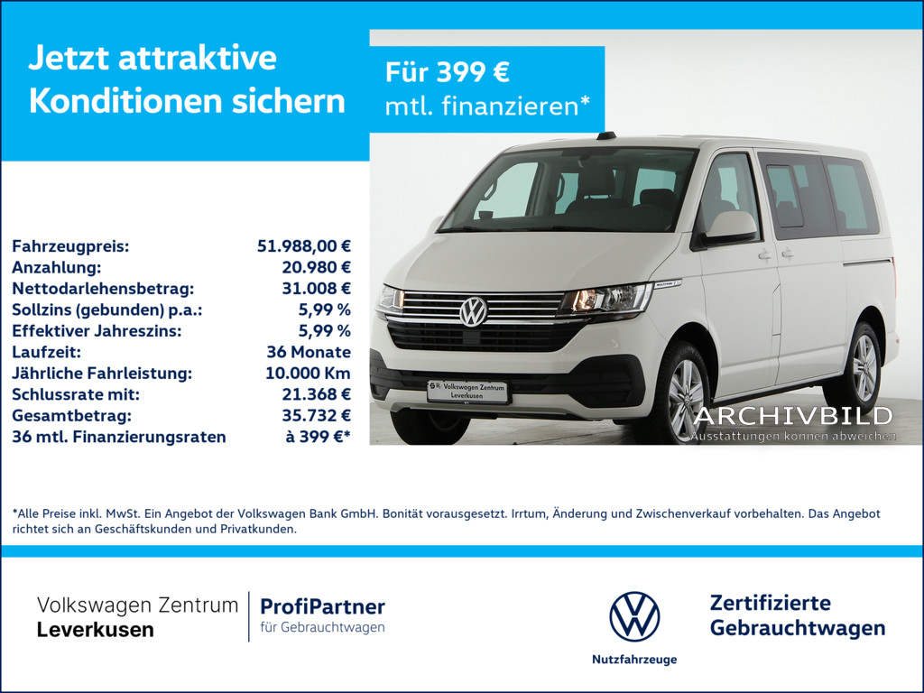 T6.1 Multivan Generation Six