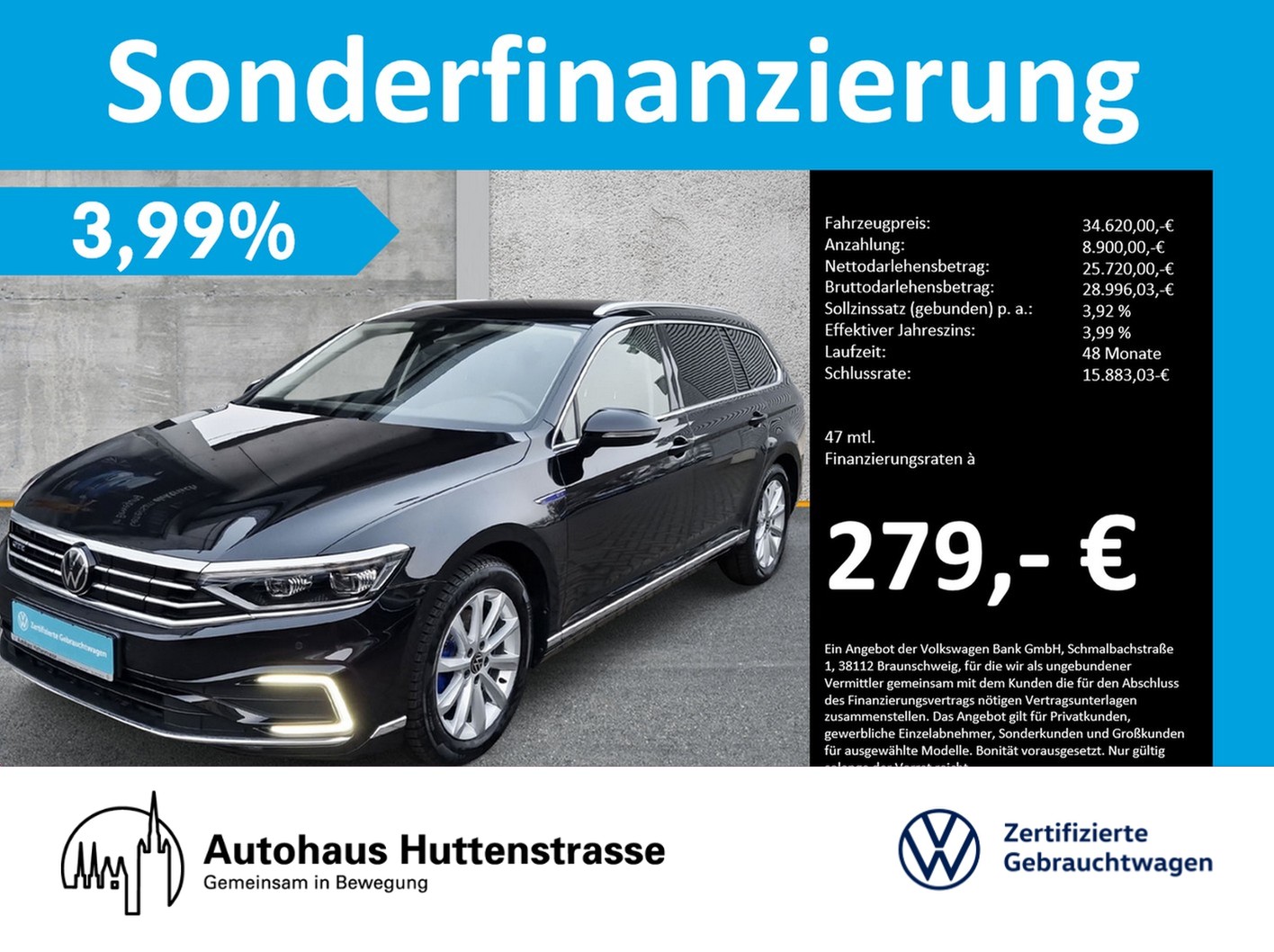 Passat Variant GTE DSG MATRIX AHK VIRTUAL KAMERA