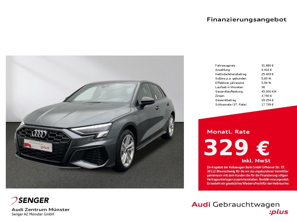 Audi A3 Sportback 45 TFSI e S line