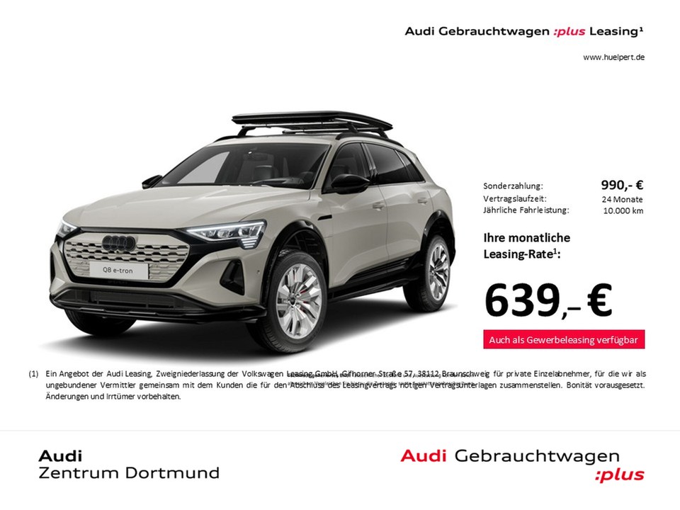 Q8 e-tron 55 quattro edition Dakar BLACKPAK PANO B&O 360°CAM