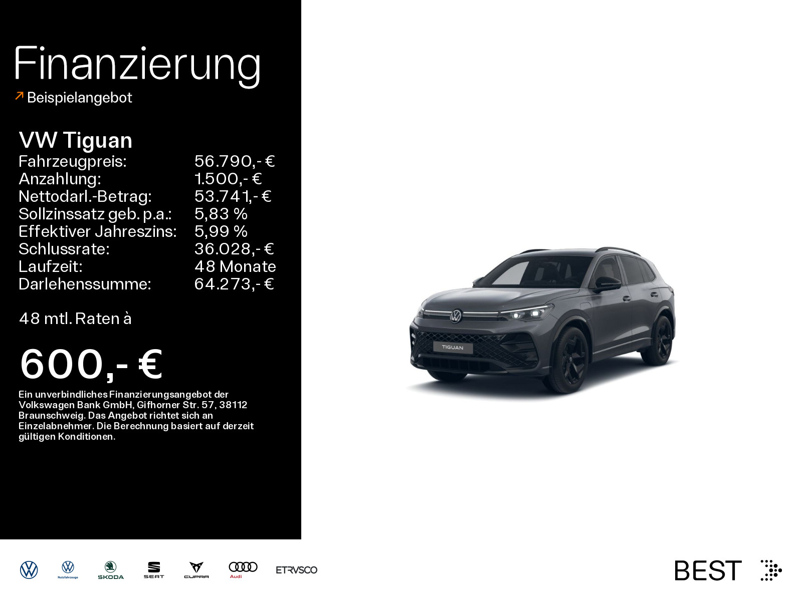 Volkswagen Tiguan 1.5 l R-Line eHybrid OPF 150