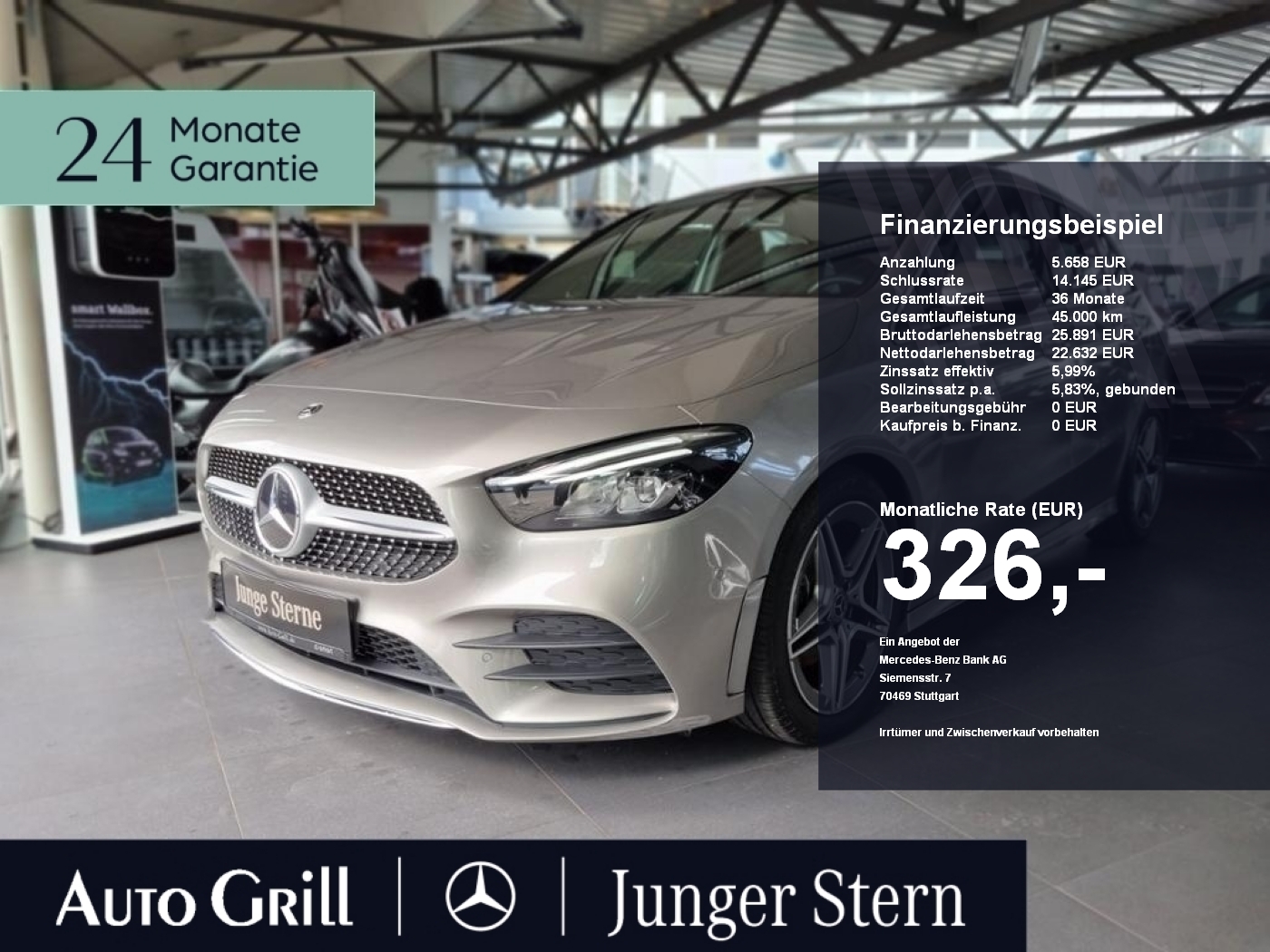 Mercedes-Benz B 200 AMG MBUX Ambiente