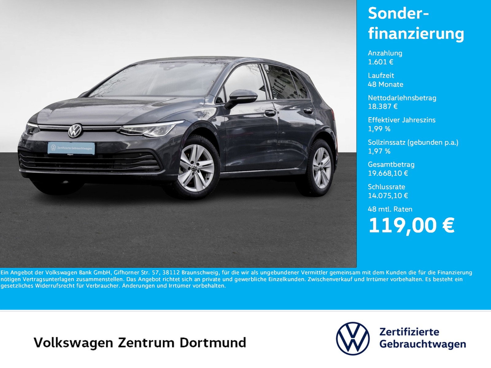 Volkswagen Golf 1.5 VIII LIFE