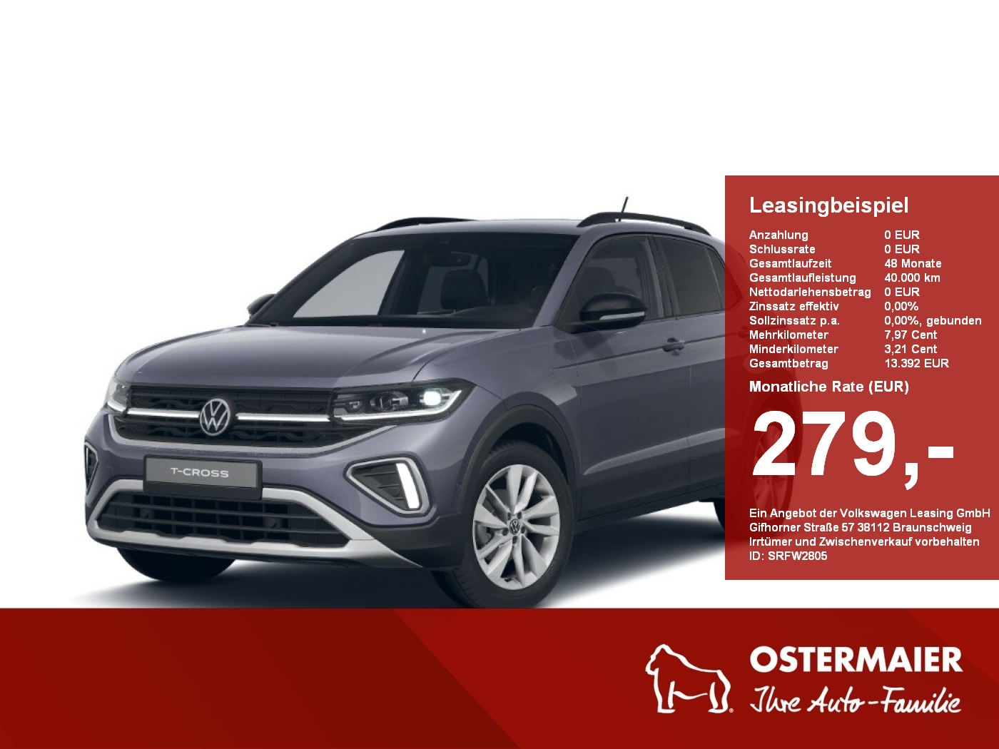 T-Cross GOAL 1.0 TSI OPF DSG 17ALU.AHK.LED-MATRIX.NAV
