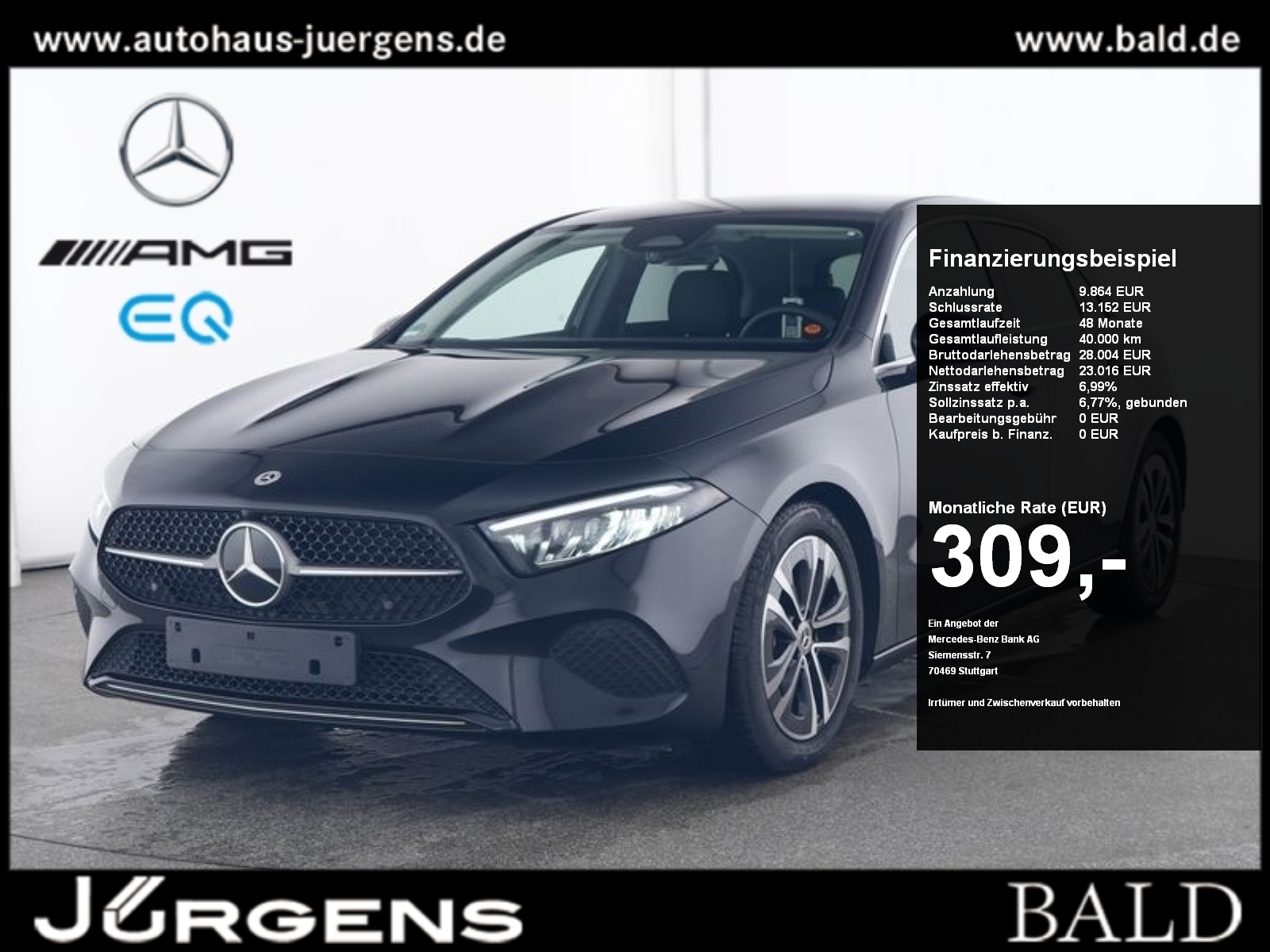 Mercedes-Benz A 200 d Progressive Winter 17