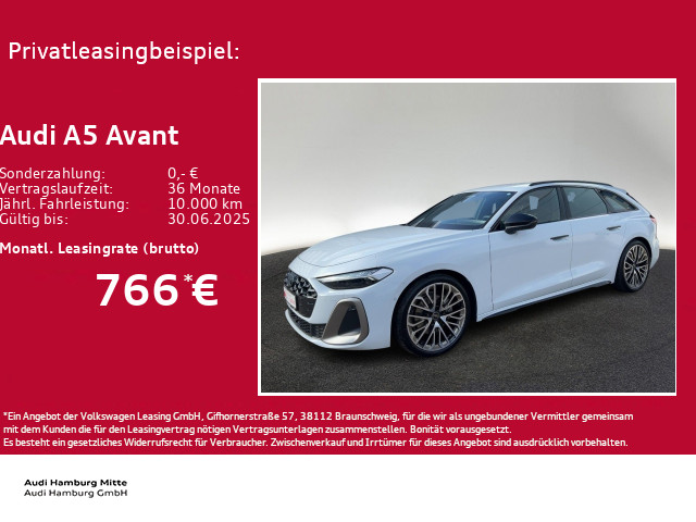 Audi A5 2.0 TFSI Avant edition one quattro S line