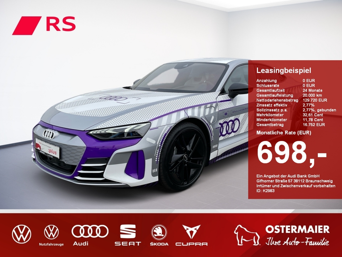 Audi RS e-tron GT ICE RACE EDITION 1von99 205tEUR CARBONDACH ALLRADLENK SITZLUFT MASSAGE