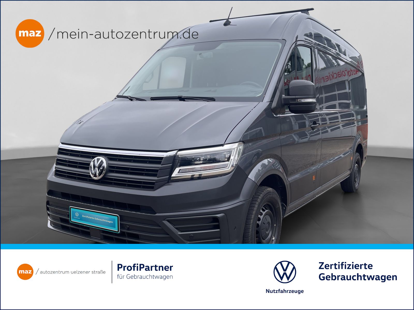 Crafter Kasten 35 MR 2.0 TDI LED AHK Navi Klima Kamera Heckflügeltüren