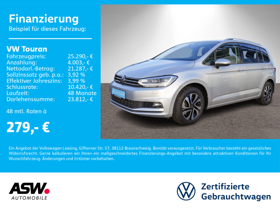 Touran Active 2.0TDI DSG LED Navi ACC RFK SHZ