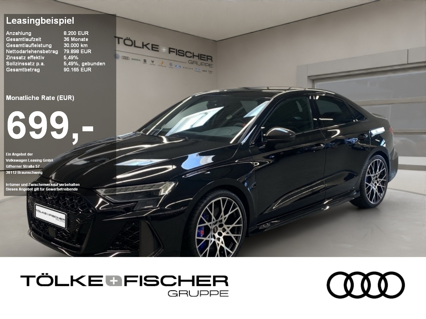 RS 3 Limousine Carbon S-Sitze u. Exterieur