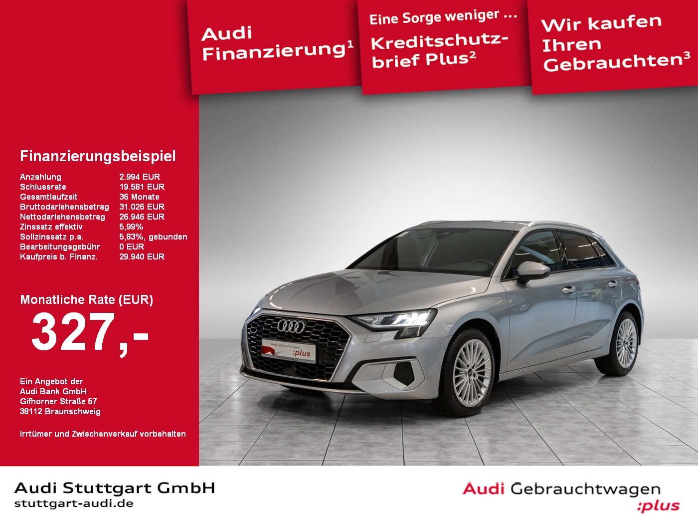 Audi A3 Sportback advanced 35 TDI