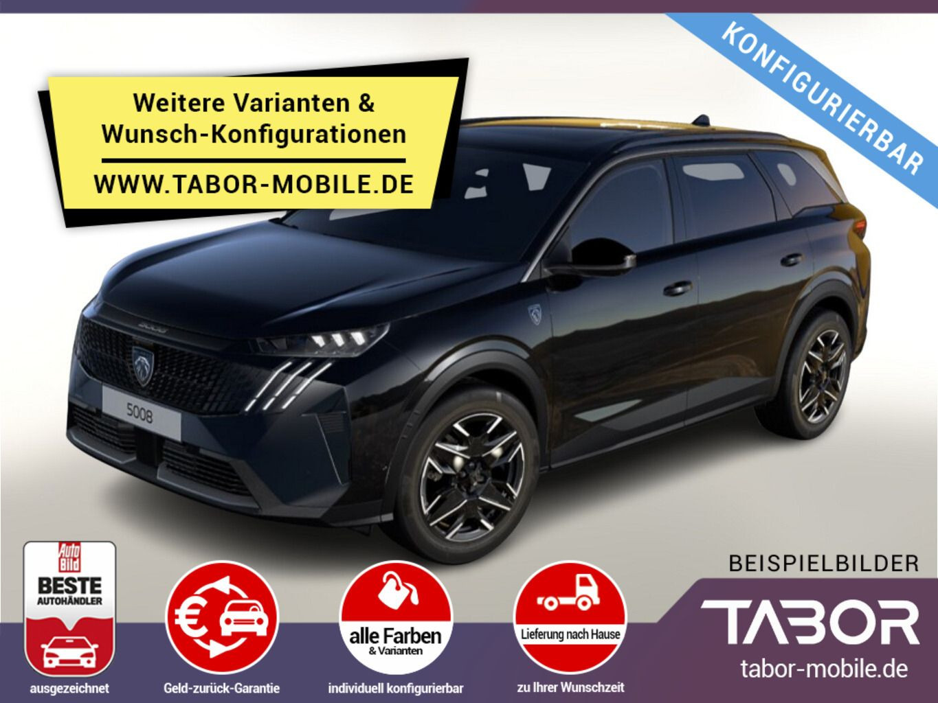 5008 MHEV 145 GT 7S Matrix Nav 180° PDC eHK ACC