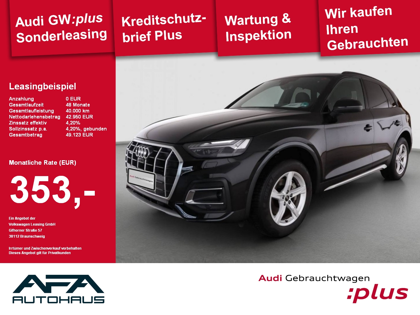 Q5 40 TFSI Advanced qu. S tronic Matrix*AHK*360°