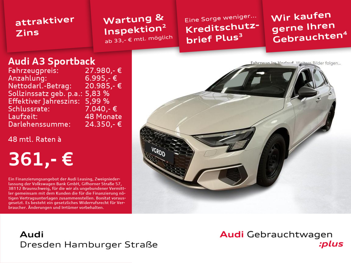 Audi A3 Sportback 35 TFSI Advanced edition one