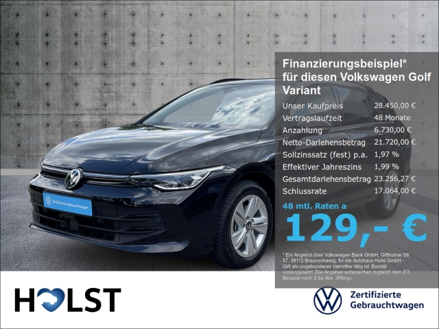 Golf Variant VIII 2.0TDI Life AHK LED NAVI ACC Digtl. Cockpit
