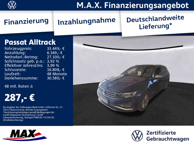 Passat Variant Alltrack 2.0 TDI DSG 4M +LED+AHK+