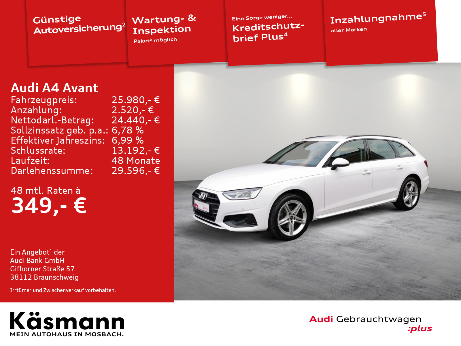 Audi A4 Avant advanced 35TDI SPORTSIT