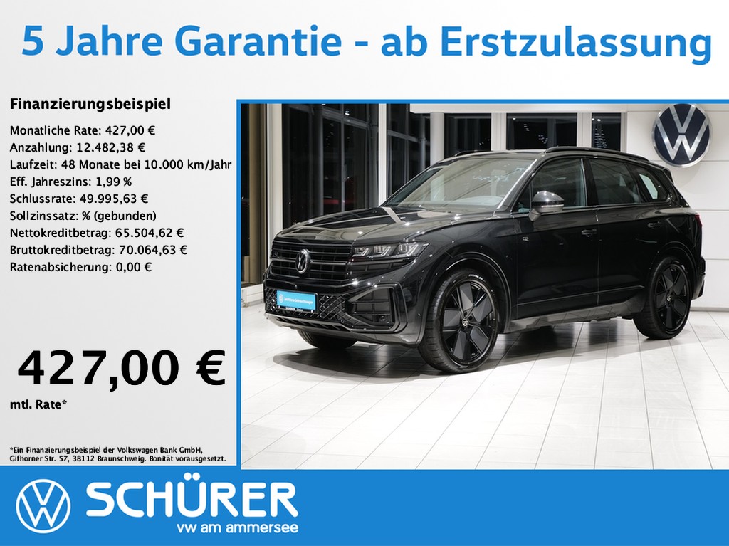 Touareg 3.0TDI R-Line Black Style Pano StdHz AHK Luft 360° Allradlenkung ParkPro