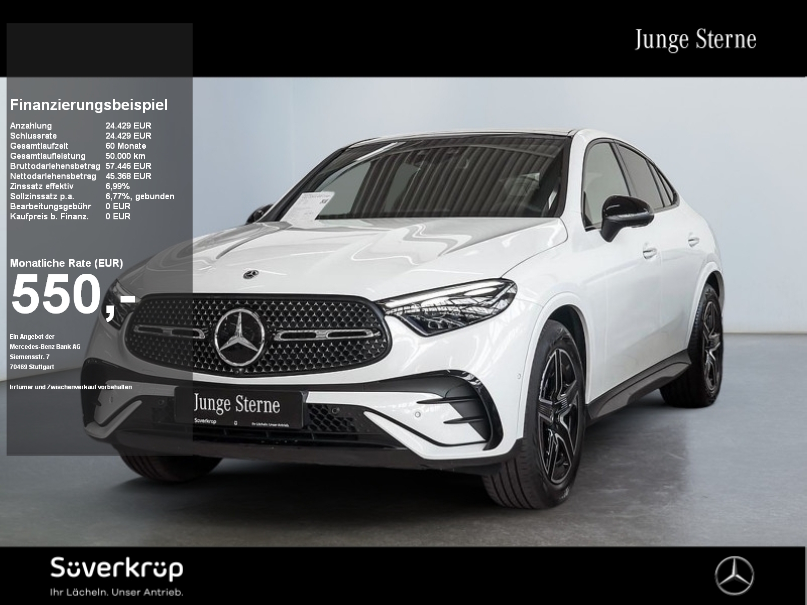 GLC 220 d 4M Coupé , BURM AMG NIGHT DISTR SPUR