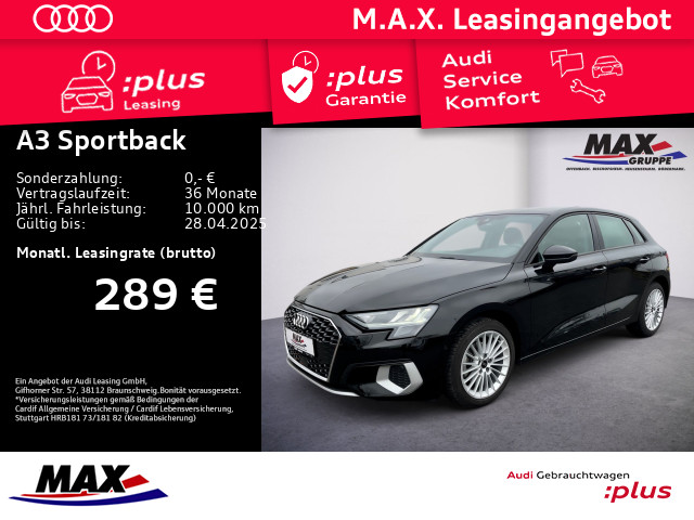 A3 Sportback 35 TDI advanced LED+KAMERA+VCP+DAB