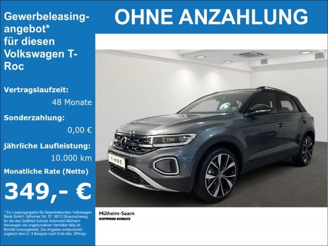 T-Roc Style 1.5 l TSI OPF 110 kW (150 PS) 7-Gang-