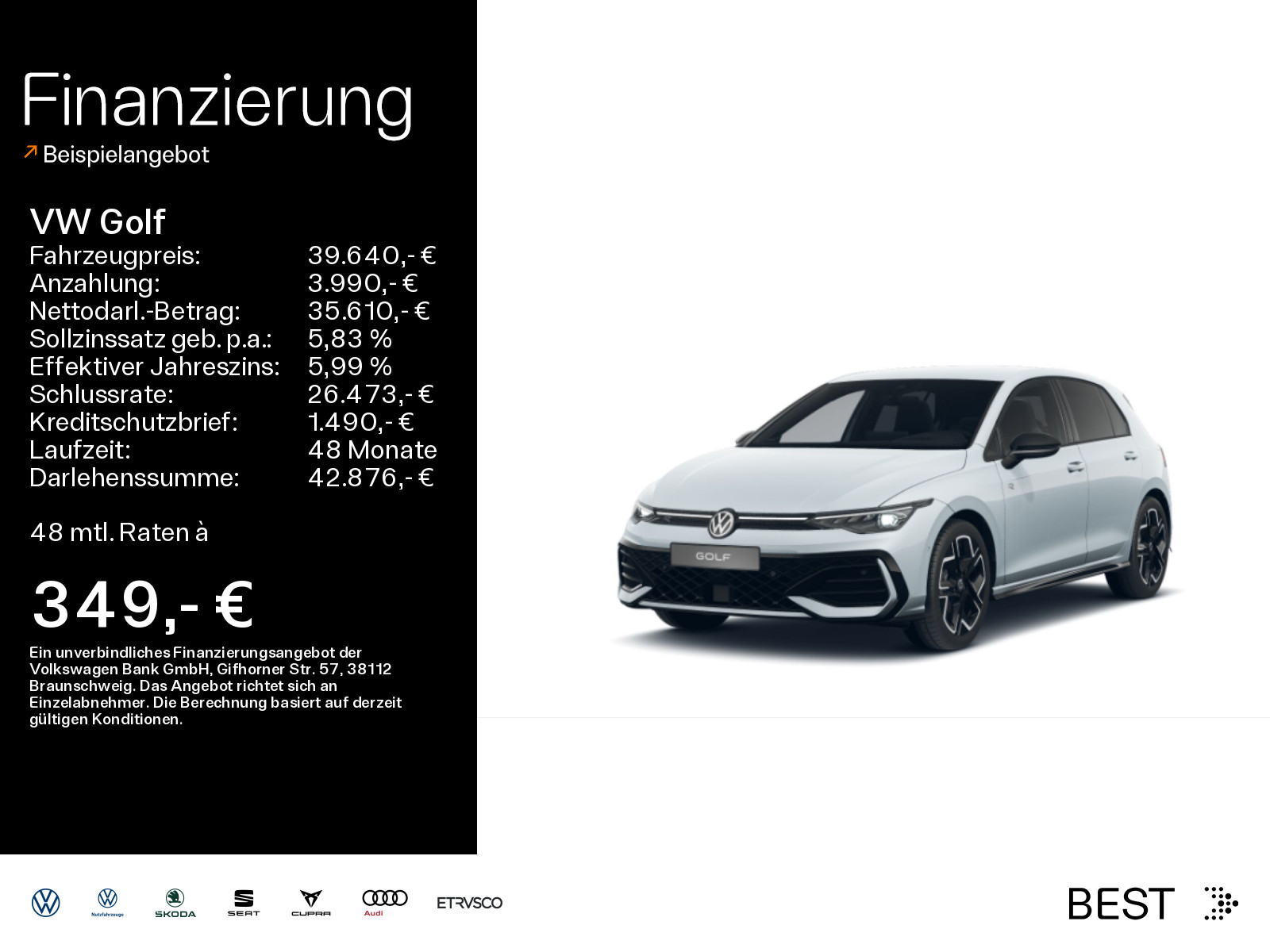Volkswagen Golf 1.5 l R-Line eTSI OPF 150
