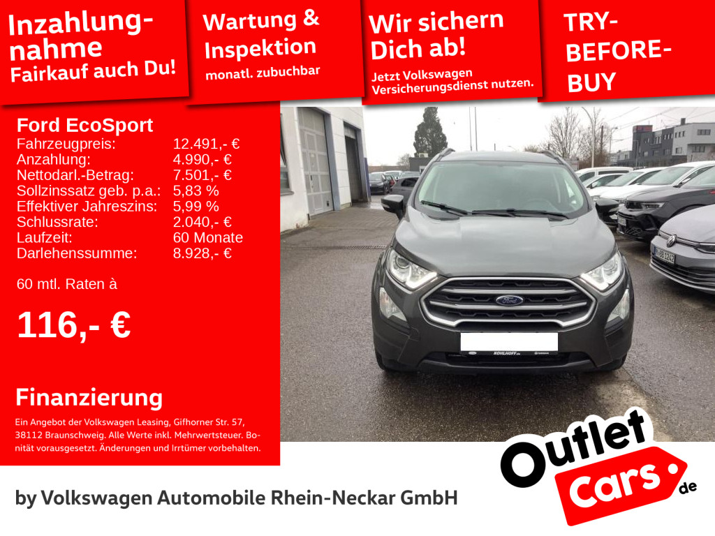 EcoSport 1.0 EcoBoost Trend Klima Parkpilot Winter-Paket uvm