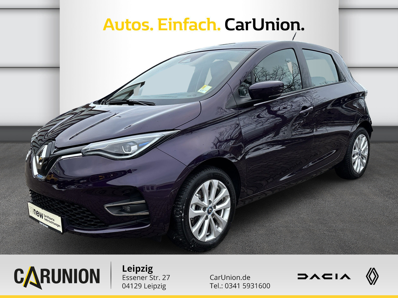 Renault ZOE E-Tech EXPERIENCE Batteriemiete R1 E 50