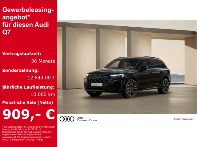 Q7 SUV 55 TFSI E QUATTRO S LINE LED PANO AHK B&O