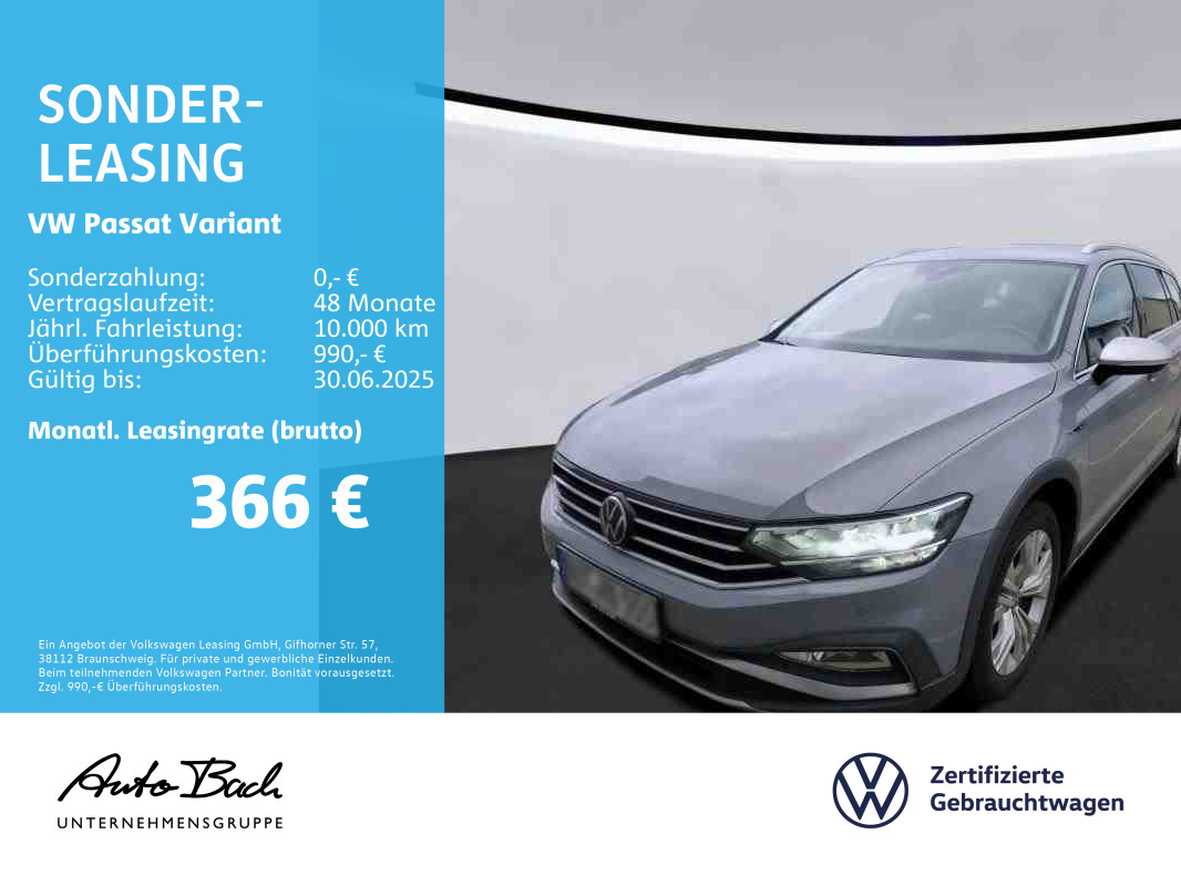 Passat Variant 2.0 TDI "Alltrack" 4M DSG Navi LED ACC EPH DAB