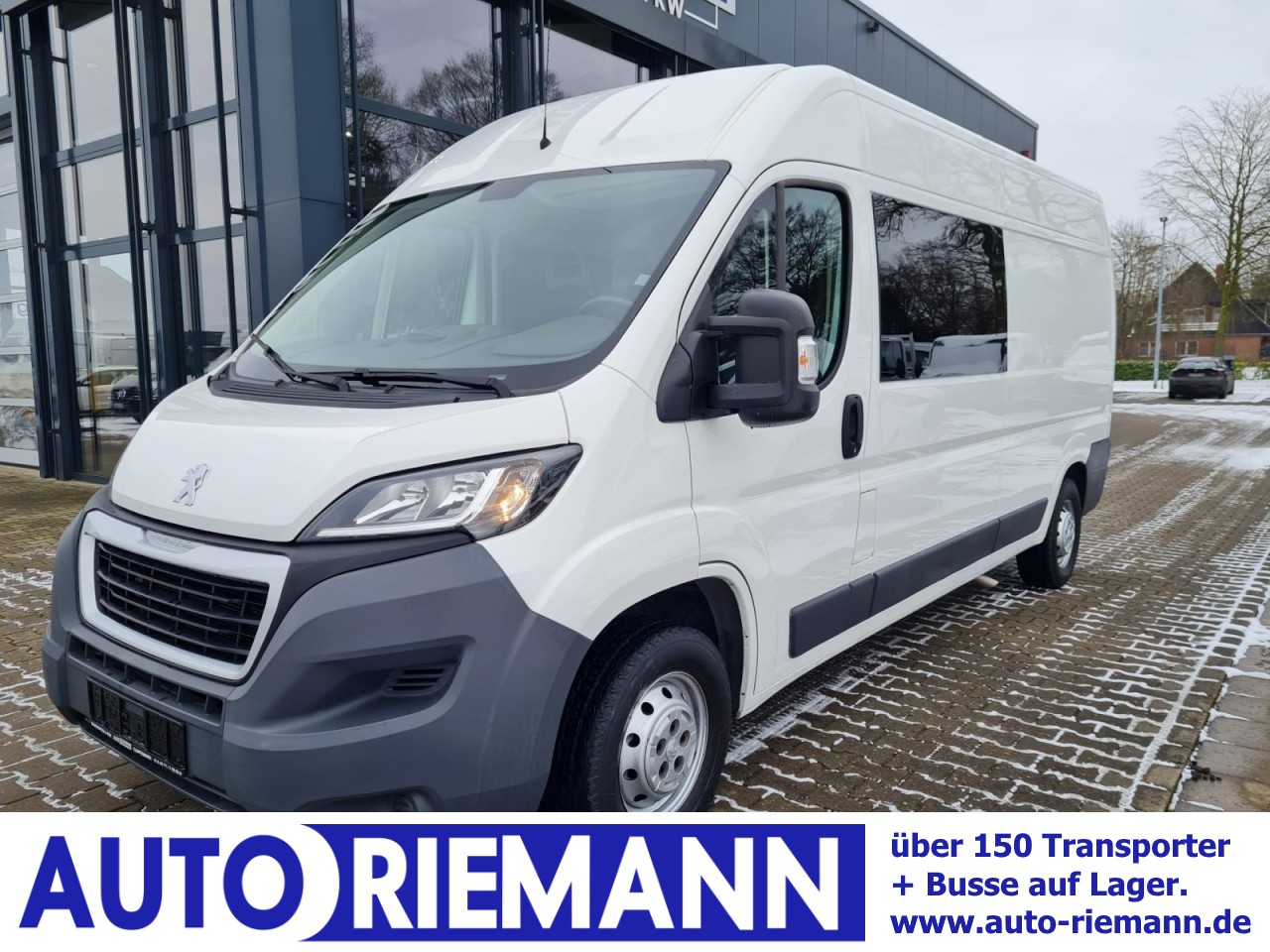 Boxer Kasten L3H2 Doka 6-Sitze AHK PDC KLIMA