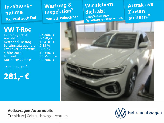 Volkswagen T-Roc 1.5 TSI R-Line Sportfahrwerk