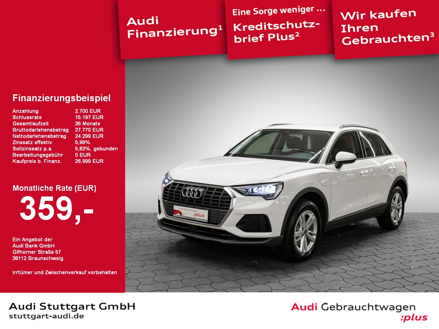 Audi Q3 45 TFSI e Connect