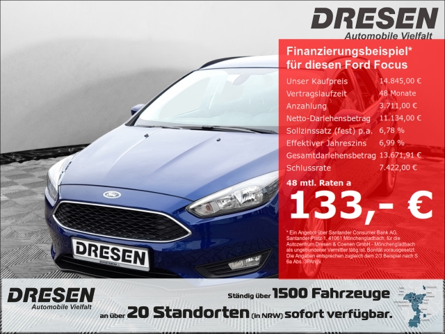Ford Focus Cool & Connect Mehrzonenklima Ambiente Beleuchtung