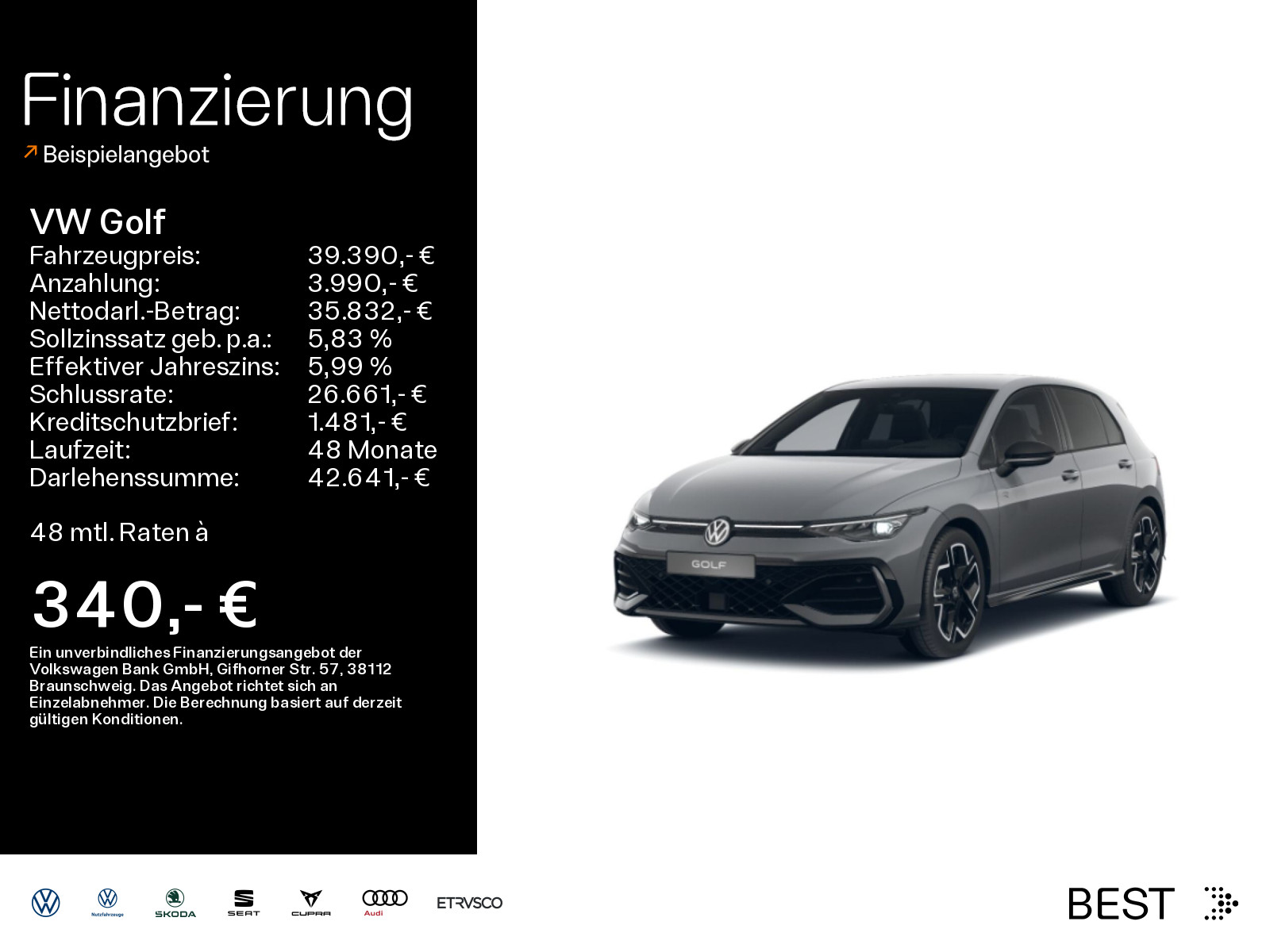 Volkswagen Golf 1.5 l R-Line eTSI OPF 150