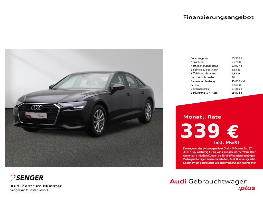 Audi A6 Limousine 45 TFSI quattro