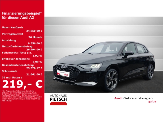 A3 Sportback 35 TFSI advanced AHK Navi LED ACC