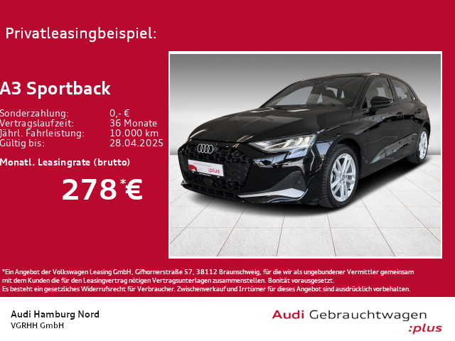 A3 Sportback 35 TFSI advanced S tronic Navi Cam