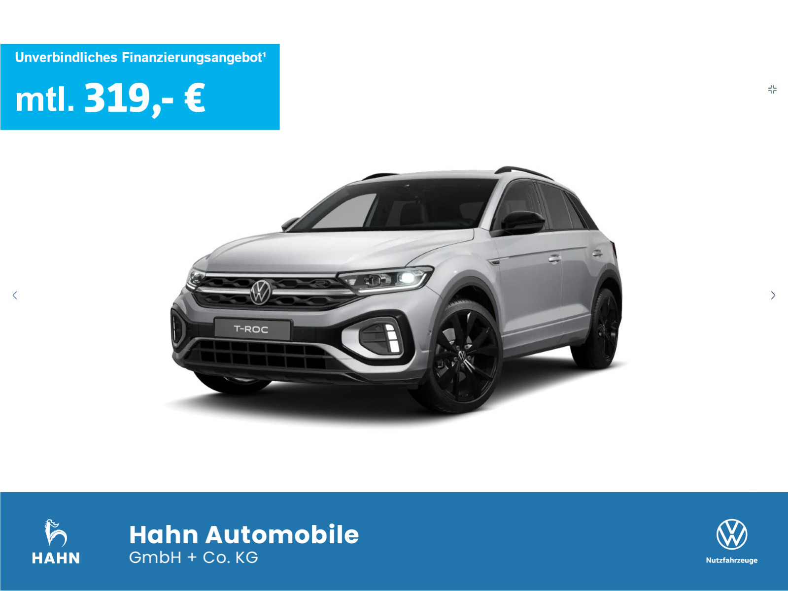 Volkswagen T-Roc 1.5 TSI R-Line 110kW IQ BLACK