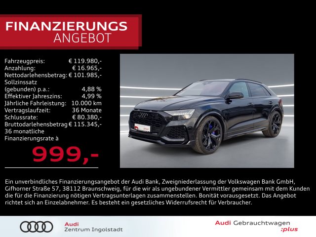 RS Q8 SUV RS Q8 HD-MATRIX Keramik Pano 305km/h R