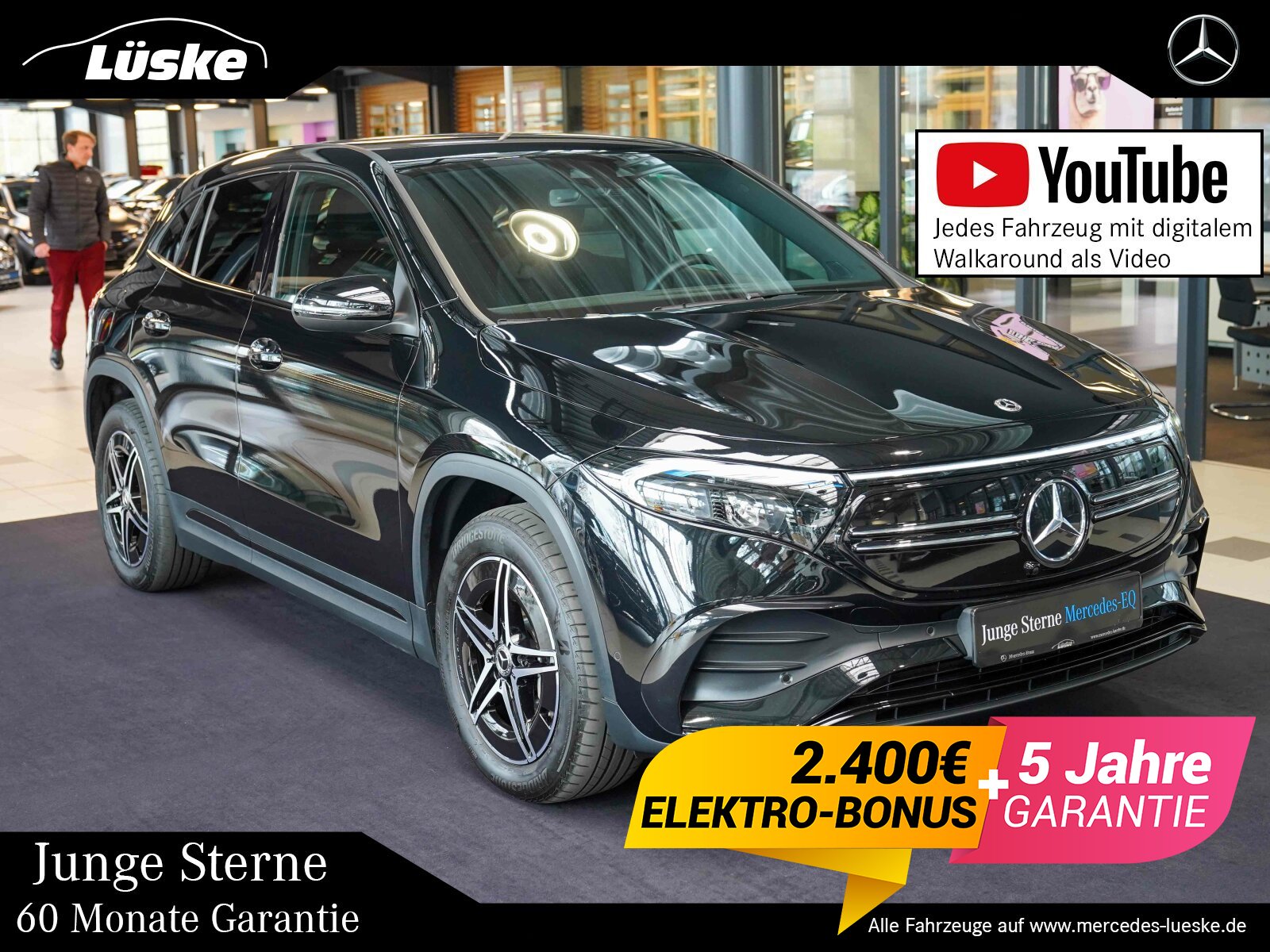 Mercedes-Benz EQA 300 AMG Line Night Anhängevorrichtung