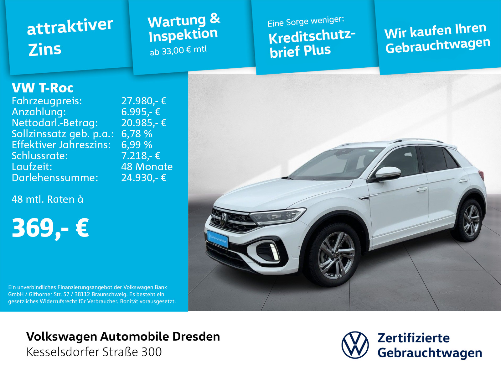 T-Roc 1.5 TSI DSG R-Line ACC IQ.Light