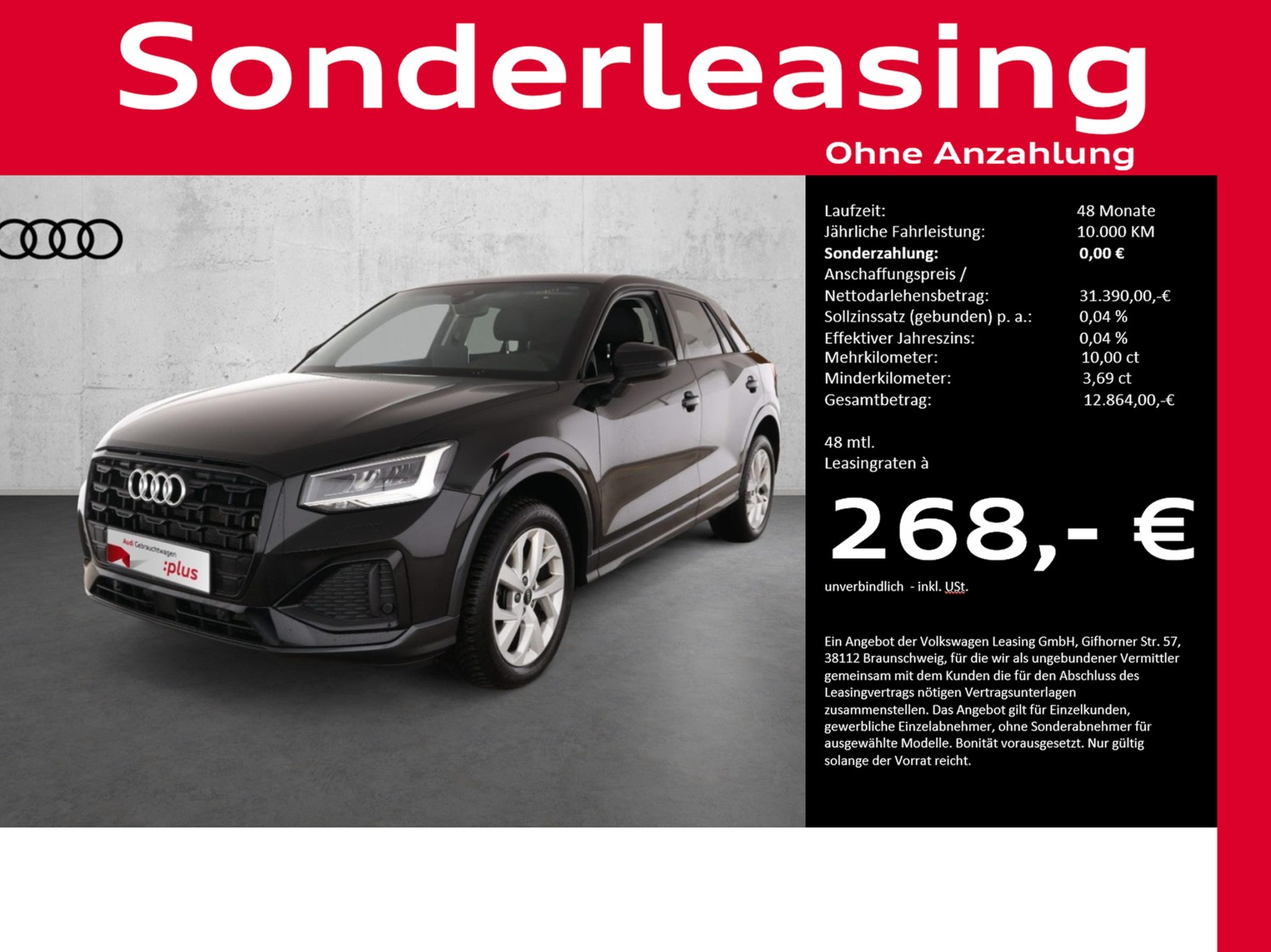 Q2 35 TFSI advanced LED VIRTUAL LEDER AHK
