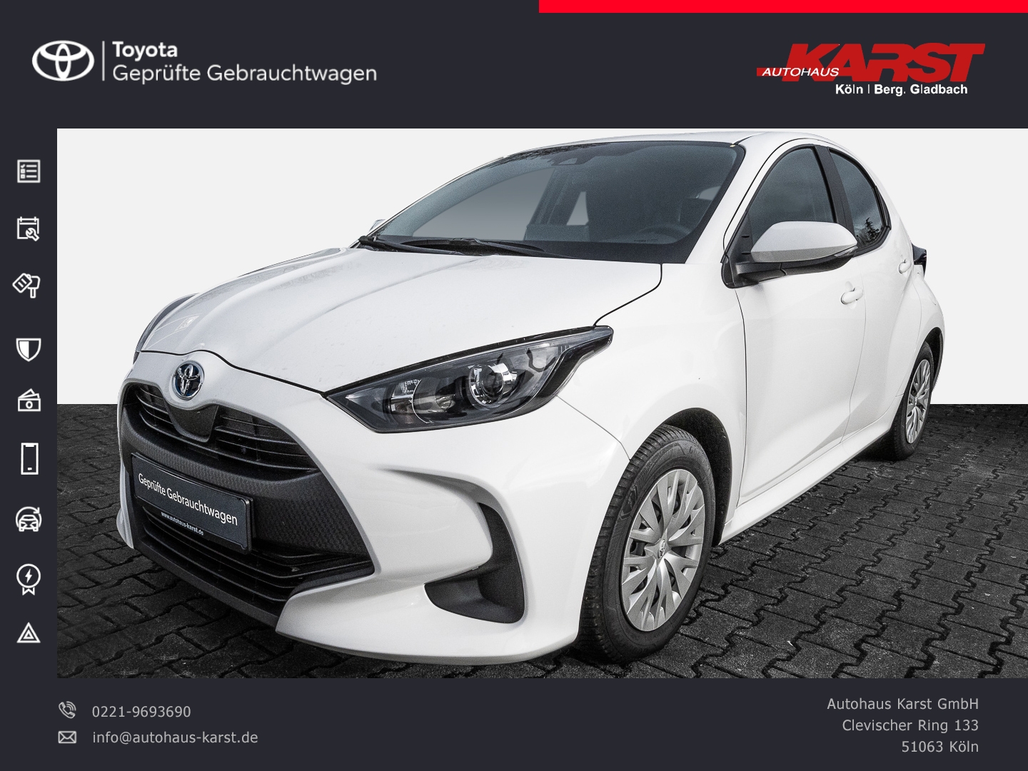 Toyota Yaris Hybrid Business Apple Android
