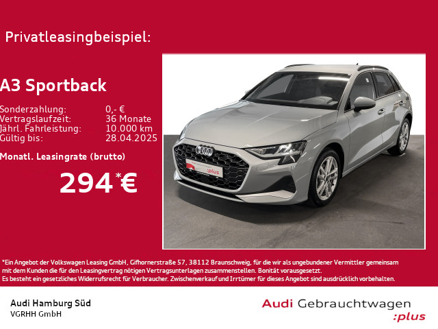 A3 Sportback TFSI adv. S tronic FACELIFT/S LINE