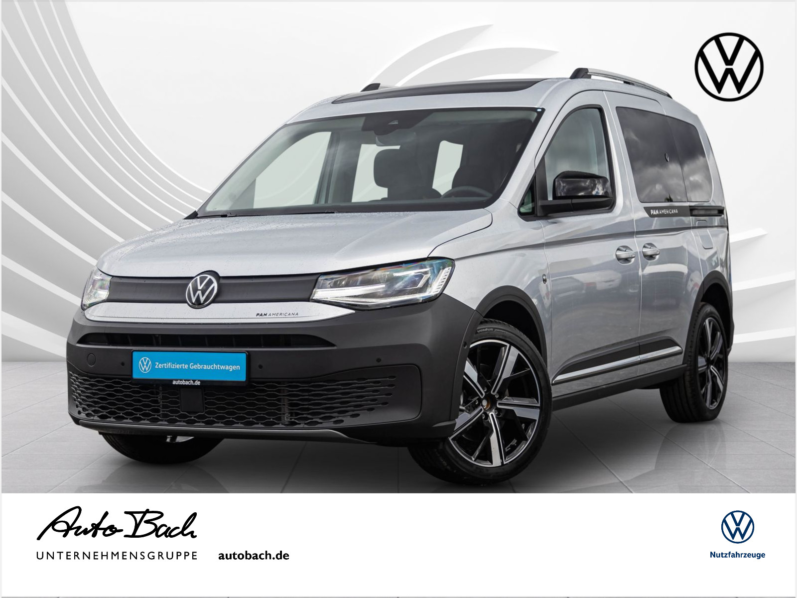 Caddy 2.0 TDI DSG PanAmericana, LED, Navi, Standheizung, AHK, Rückfahrkamera