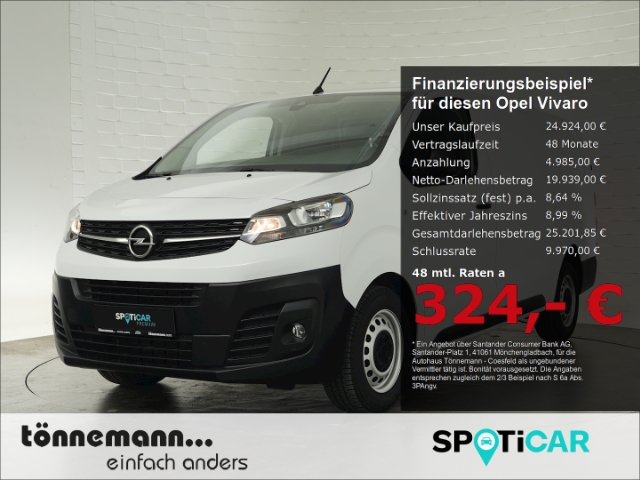 Vivaro C CARGO L CDTI+NAVI+SCHIEBETÜR+PARKPILOT+BEIFAHRER-DOPPELSITZBANK+KLIMAANLAGE